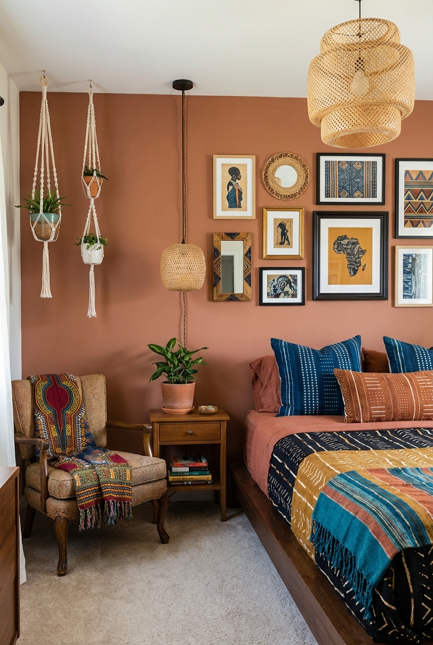 Budget Afrohemian Bedroom Decor: 10 High-Impact Updates Under $300