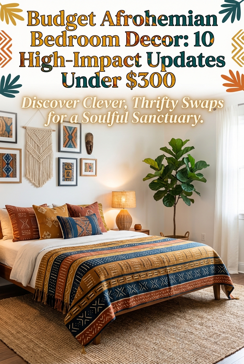 Budget Afrohemian Bedroom Decor: 10 High-Impact Updates Under $300 - photo 2