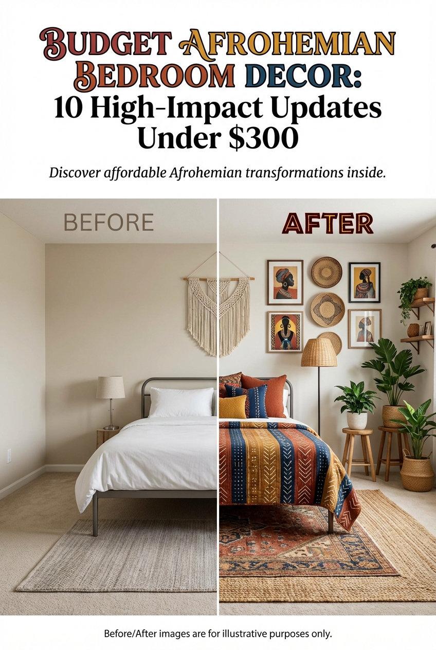 Budget Afrohemian Bedroom Decor: 10 High-Impact Updates Under $300 - photo 5