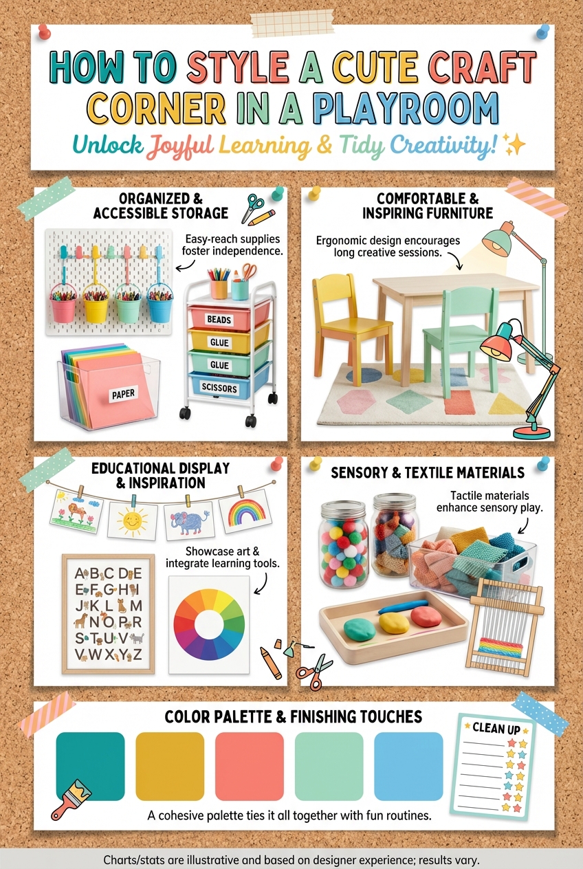 How to Style a Cute Craft Corner in a Playroom - photo 4