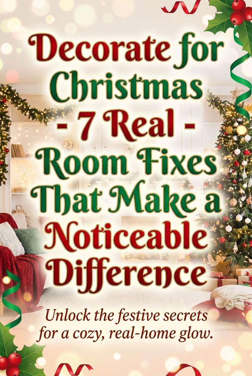 Decorate for Christmas – 7 Real – Room Fixes That Make a Noticeable Difference - photo 2
