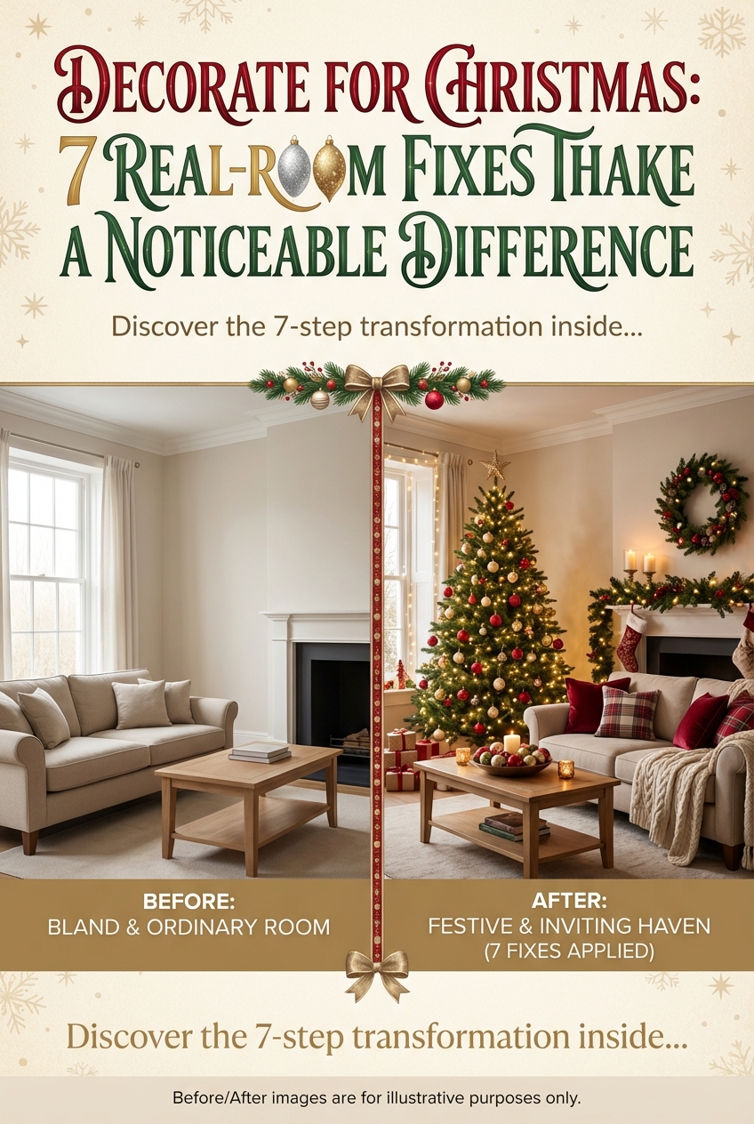 Decorate for Christmas – 7 Real – Room Fixes That Make a Noticeable Difference - photo 5