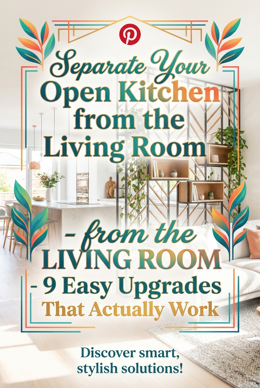 Separate Your Open Kitchen from the Living Room – 9 Easy Upgrades That Actually Work - photo 2