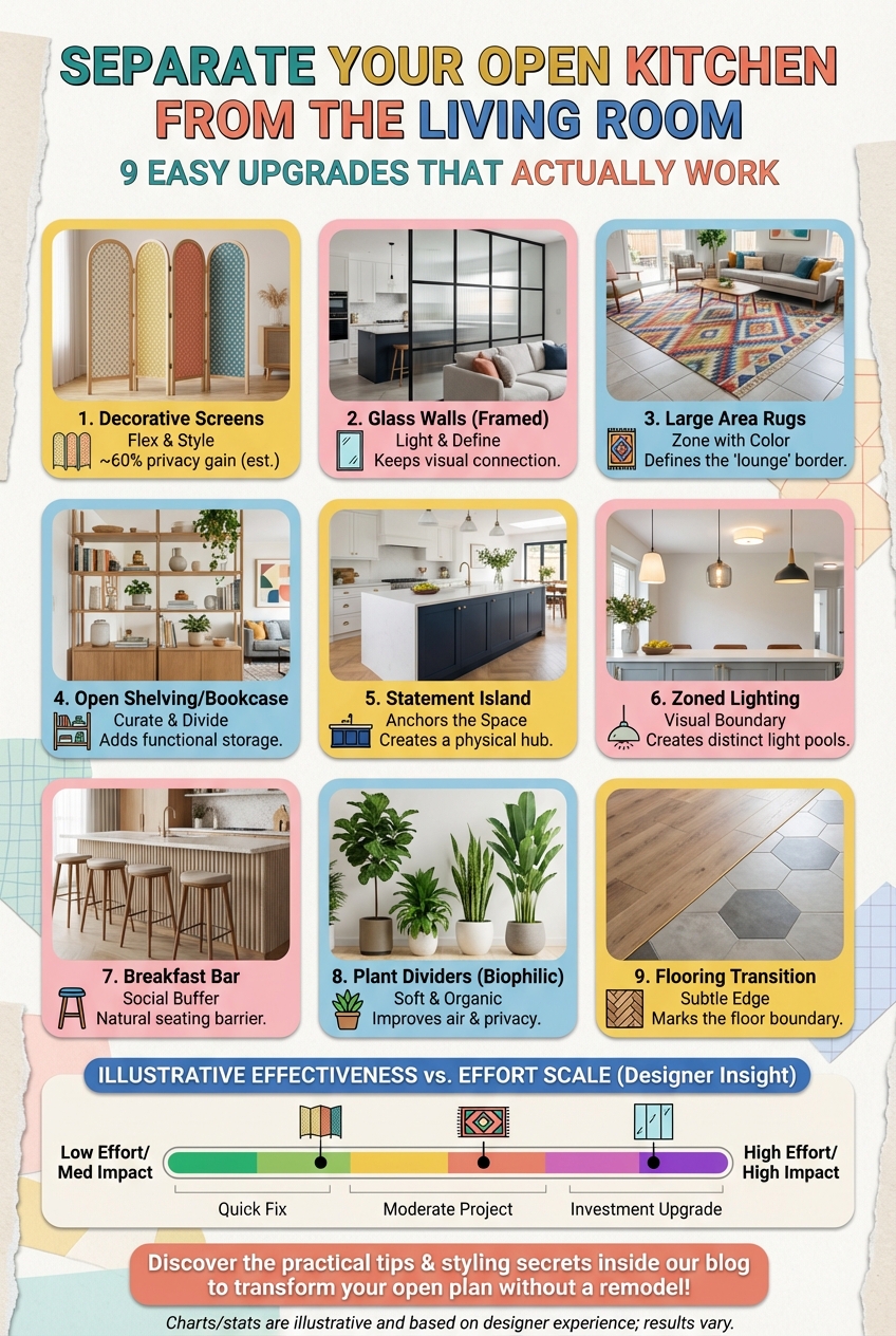Separate Your Open Kitchen from the Living Room – 9 Easy Upgrades That Actually Work - photo 4