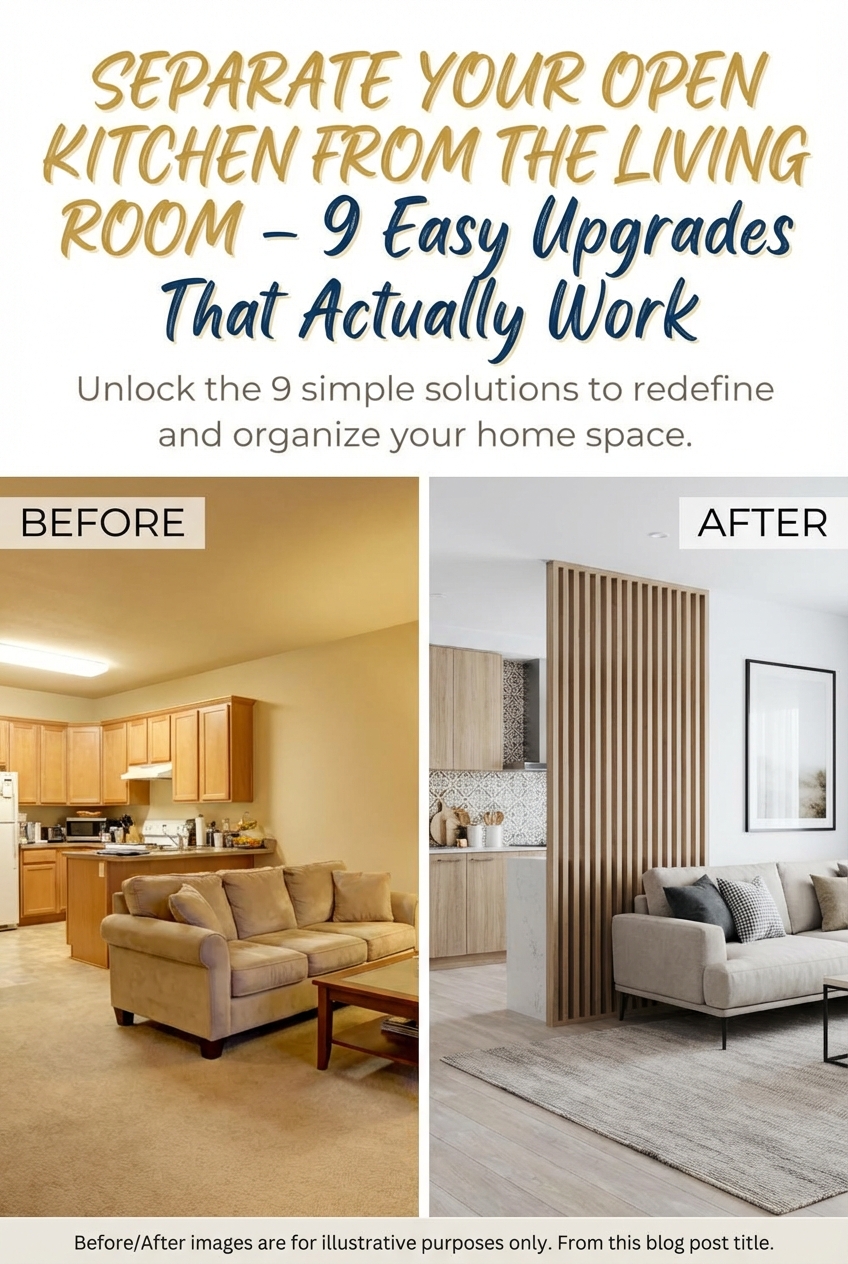Separate Your Open Kitchen from the Living Room – 9 Easy Upgrades That Actually Work - photo 5