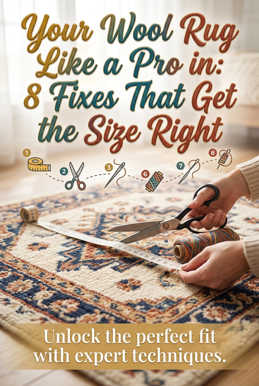 Your Wool Rug Like a Pro in: 8 Fixes That Get the Size Right - photo 2