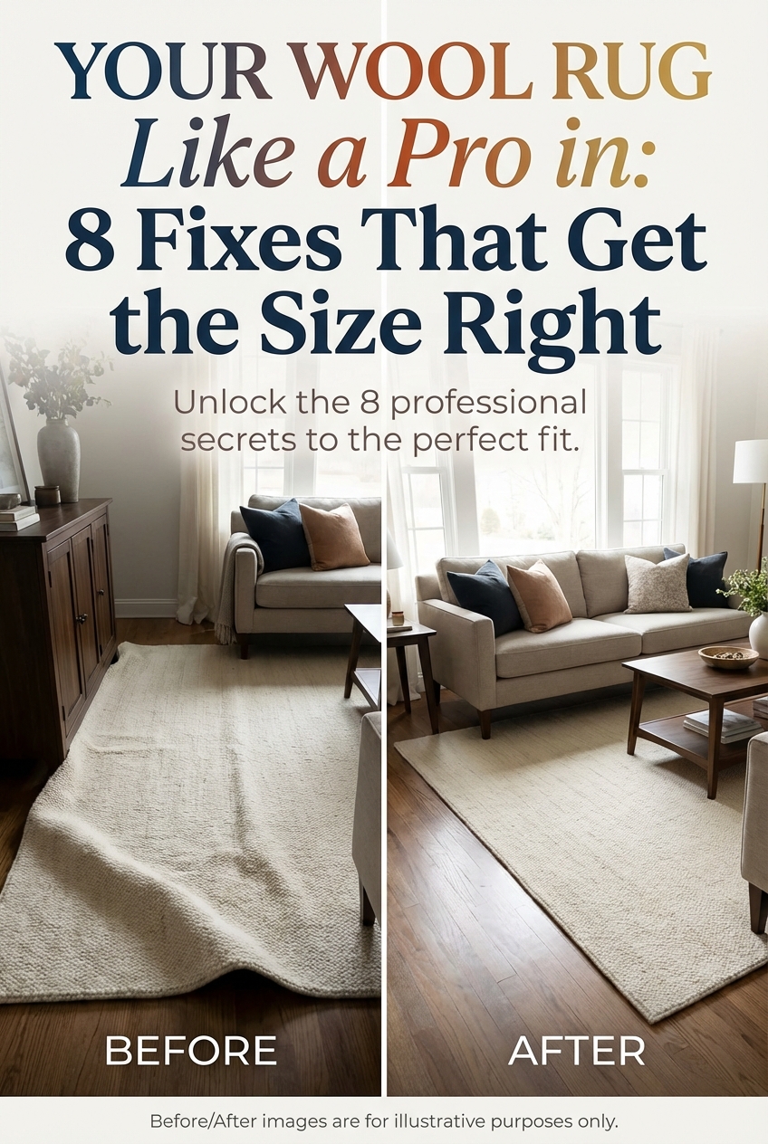 Your Wool Rug Like a Pro in: 8 Fixes That Get the Size Right - photo 5