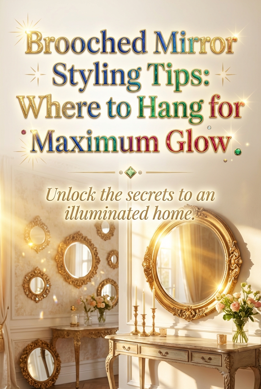 Brooched Mirror Styling Tips: Where to Hang for Maximum Glow - photo 2