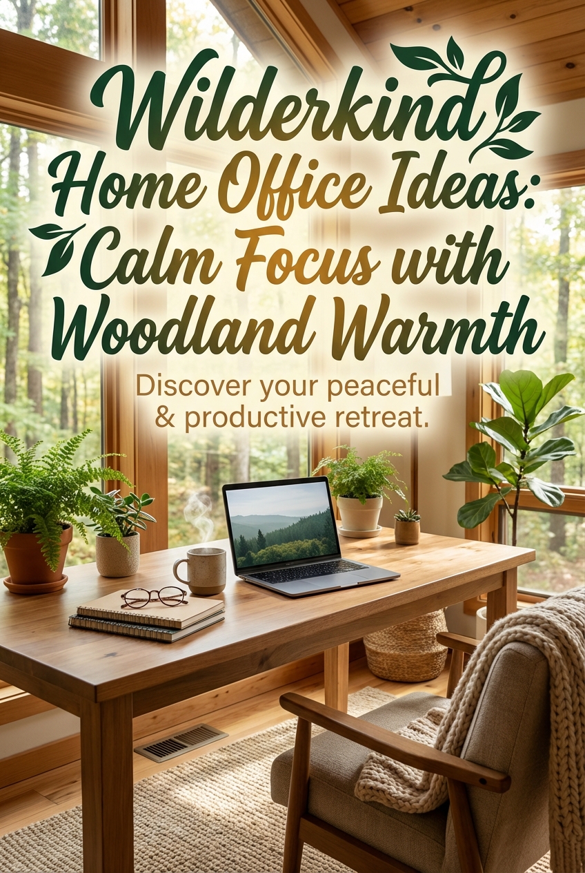 Wilderkind Home Office Ideas: Calm Focus with Woodland Warmth - photo 2