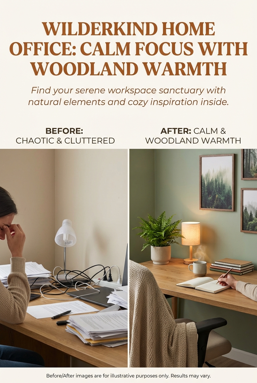 Wilderkind Home Office Ideas: Calm Focus with Woodland Warmth - photo 5