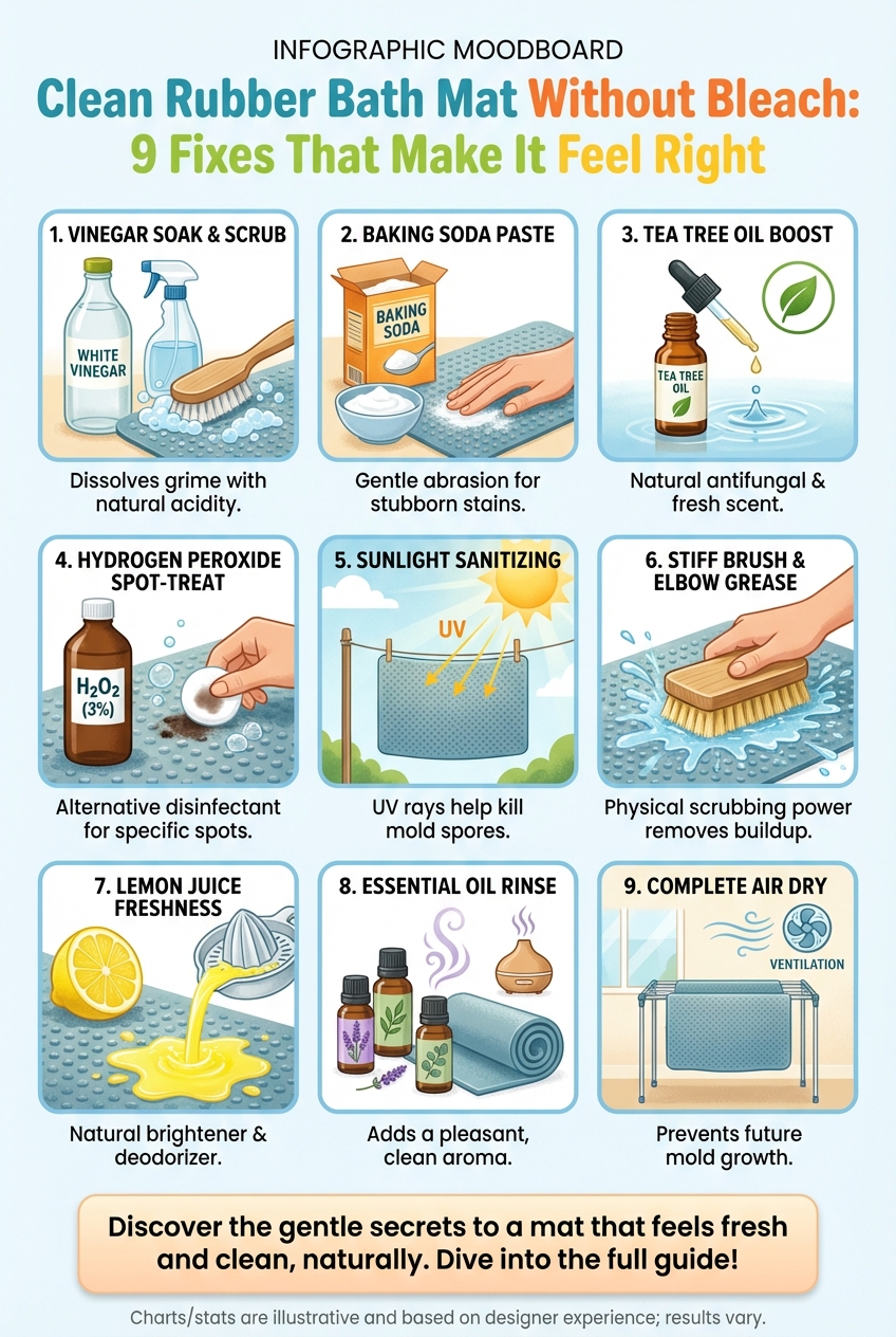 Clean Rubber Bath Mat Without Bleach: 9 Fixes That Make It Feel Right - photo 4