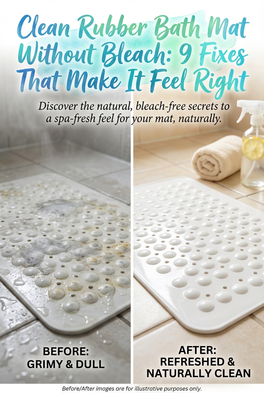 Clean Rubber Bath Mat Without Bleach: 9 Fixes That Make It Feel Right - photo 5