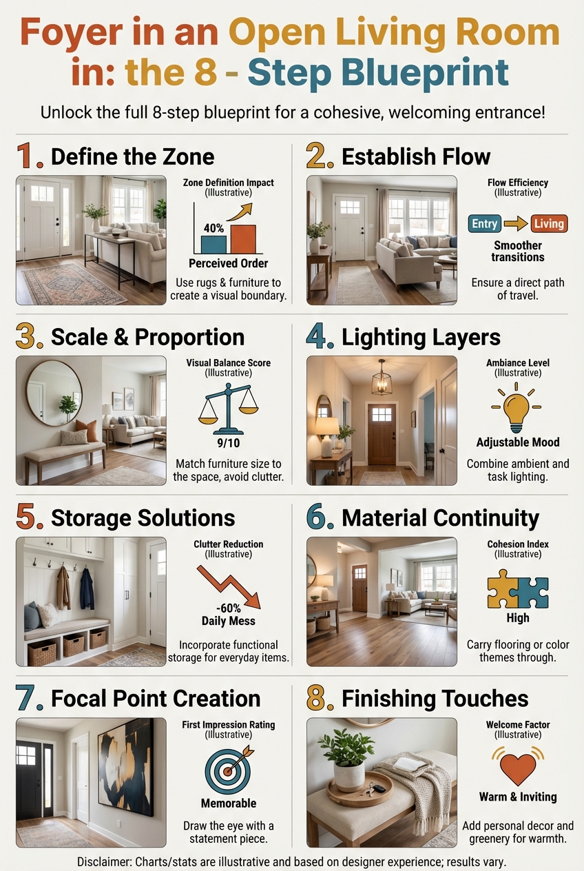 Foyer in an Open Living Room in: the 8 – Step Blueprint - photo 3